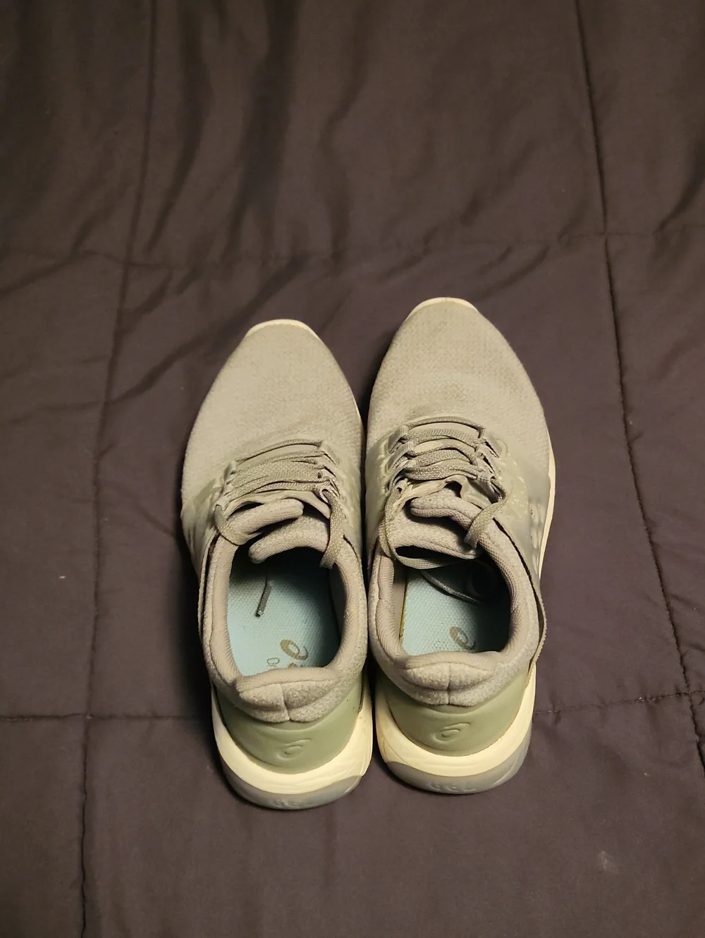 Asics light gray